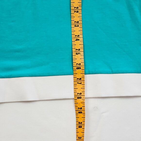 Soft Surroundings Women's Teal Tunic Top Size Petite Medium Excellent Condition - Picture 11 of 11